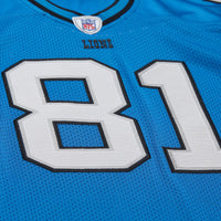 Detroit Lions Calvin Johnson Blue 2007 Authentic Throwback Retired Player Jersey