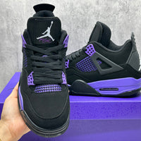 Mid Top Sneakers, Purple Colorway, Lace Up Design, Casual Gift for Sneaker Fans