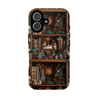 Rustic Manger Pine Snowflakes Phone Case, Nativity Scene iPhone Case, Christian Christmas Tough Phone Case, Holiday Present