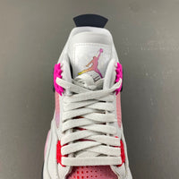 Retro Low Top Sneakers, White Black Pink Colorway, Lace Up Design, Casual Gift for Sneaker Fans