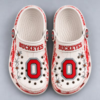 OSU Crimson Script - Block O, Splatter and Cream Contrast