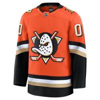 Anaheim Ducks Orange Home Premium Custom Jersey