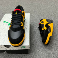Basketball Shoes, Black Red Yellow Colorway, Lace Up Design, Casual Gift for Shoe Lovers