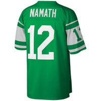 New York Jets Joe Namath Green Big & Tall 1968 Retired Player Replica Jersey