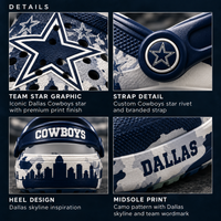 DAL Star and Skyline - A Navy Clog Study in Team Identity