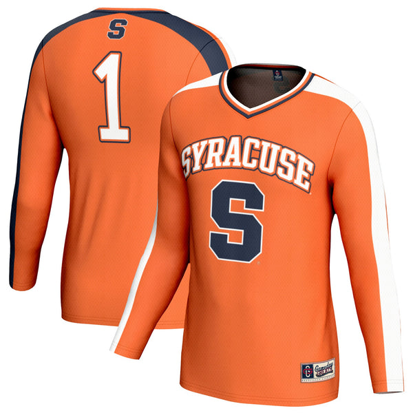 #1 Syracuse Orange Lightweight Collegiate Volleyball Fashion Jersey - Orange