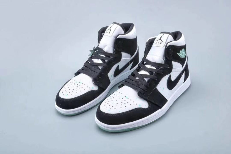 Sneakers, Black White Colorway, Glow in the Dark Detail, Lace Up Design, Casual Gift for Sneaker Fans