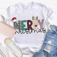 Festive Holiday Graphic Tee, Merry Christmas T-Shirt, Retro Xmas Party Shirt, Adorable Winter Season Tee, Christmas Holiday Present for Men Women