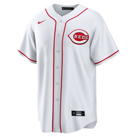 Cincinnati Reds White #1 Dad Home Replica Jersey