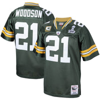Green Bay Packers 2010 Charles Woodson Green Authentic Throwback Retired Player Jersey