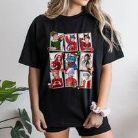 Adorable Manga Character Holiday Tee, Anime Christmas T-Shirt, Festive Otaku Xmas Shirt, Kpop Anime Graphic Shirt, Japanese Manga Fan Present