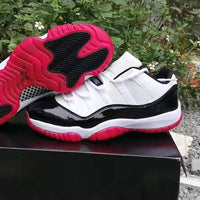 Low Top Sneakers, White Black Red Colorway, Lace Up Design, Casual Gift for Sneaker Fans