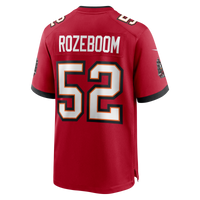 Tampa Bay Buccaneers Christian Rozeboom Red Team Game Jersey