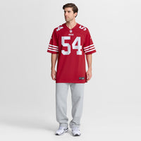 San Francisco 49ers Fred Warner Scarlet Team Game Player Jersey