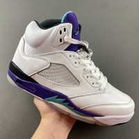 Retro Low Top Sneakers, Blue White Purple Colorway, Leather Footwear, Lace Up Design, Casual Gift for Sneaker Fans