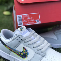 Low Top Sneakers, White Gray Colorway, Lace Up Design, Casual Gift for Sneaker Fans