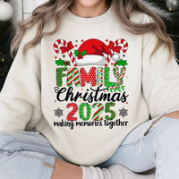 Making Memories Together Crewneck, Family Christmas 2025 Sweatshirt, Matching Xmas Holiday Sweater, Comfy Winter Family Party Present