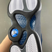 Low Top Sneakers, Blue White Gray Colorway, Lace Up Design, Casual Gift for Sneaker Fans