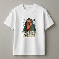 Humorous Christmas Shirt, Oh Come All Ye Faithful Christmas T-Shirt, Vintage Retro Christmas Graphic Tee, Secret Santa Apparel, Holiday Present