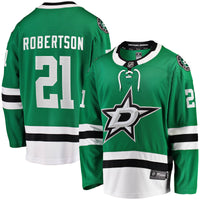 Dallas Stars Jason Robertson Kelly Green Home Breakaway Replica Jersey