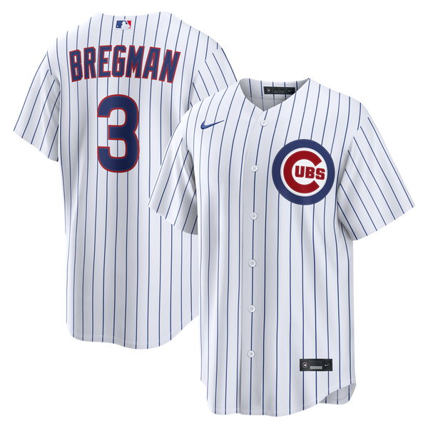 Chicago Cubs Alex Bregman White Home Replica Jersey