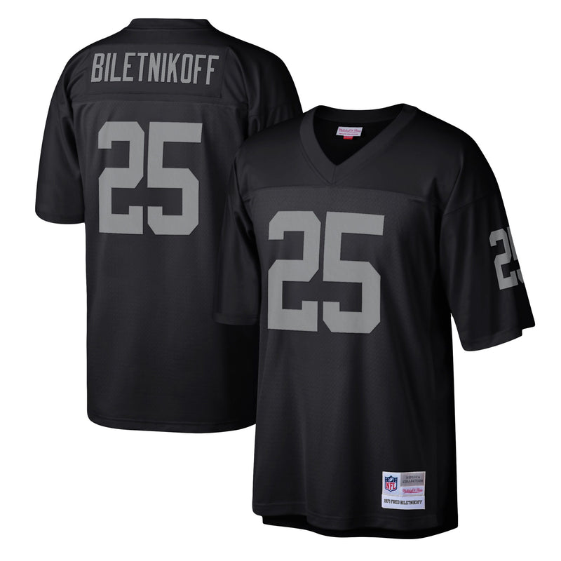 Las Vegas Raiders Fred Biletnikoff Black Legacy Replica Jersey