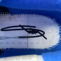 Low Top Sneakers, Blue Colorway, Lace Up Design, Casual Gift for Sneaker Fans