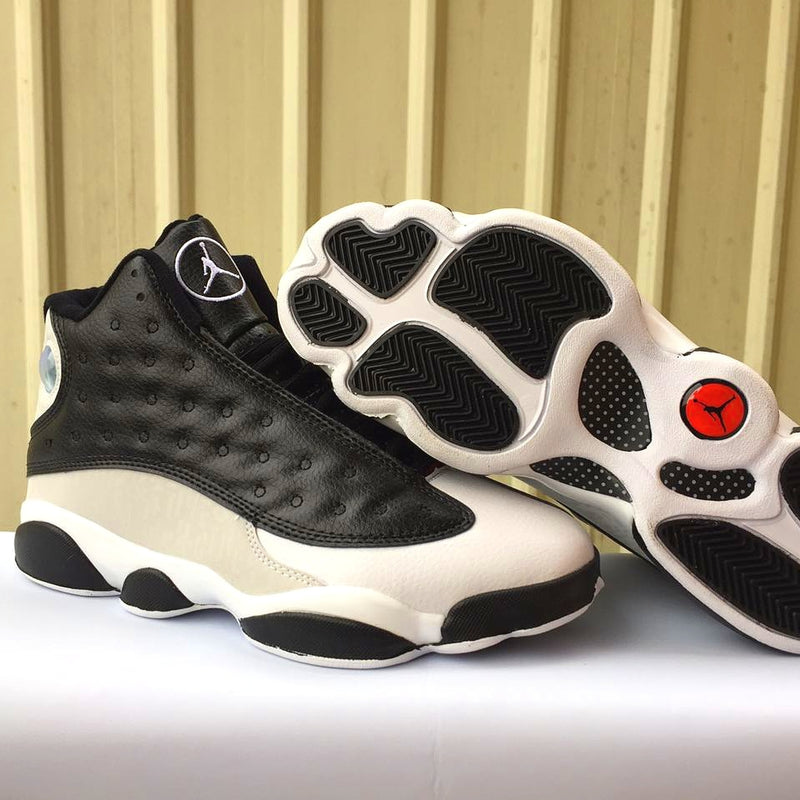 Basketball Shoes, White Black Colorway, Lace Up Design, Casual Gift for Shoe Lovers