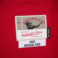 Atlanta Falcons Michael Vick Red 2003 Legacy Replica Jersey
