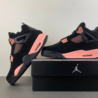 Mid Top Sneakers, Black Pink Colorway, Lace Up Design, Casual Gift for Sneaker Fans