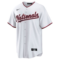 Washington Nationals CJ Abrams White Home Replica Jersey