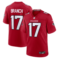 Atlanta Falcons Zachariah Branch Red Team Game Jersey