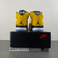High Top Sneakers, Yellow Colorway, Lace Up Design, Casual Gift for Sneaker Fans