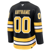 Boston Bruins Black Home Premium Custom Jersey