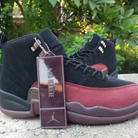 Sneakers, Black Red Colorway, Lace Up Design, Casual Gift for Sneaker Fans