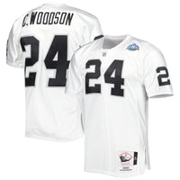 Las Vegas Raiders 2002 Charles Woodson White Authentic Throwback Retired Player Jersey