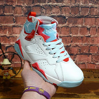 Sneakers, Blue White Colorway, Lace Up Design, Casual Gift for Sneaker Fans