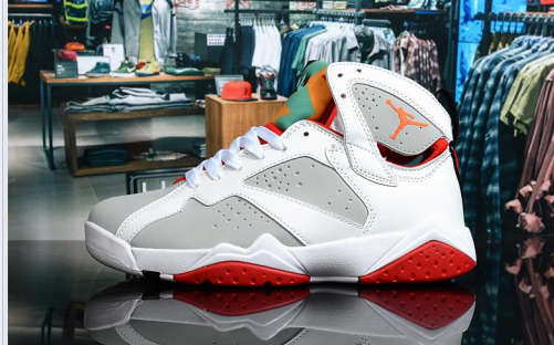Sneakers, White Red Colorway, Lace Up Design, Casual Gift for Sneaker Fans