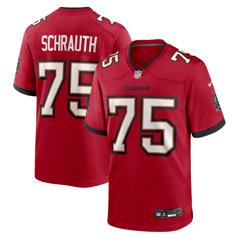 Tampa Bay Buccaneers Billy Schrauth Red Team Game Jersey