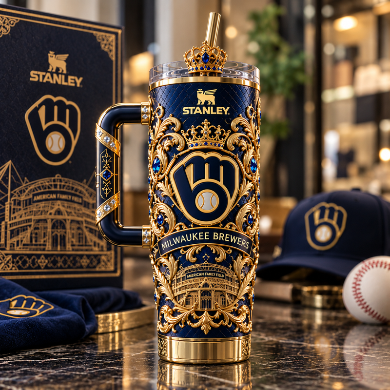 Milwaukee Brewers Regal Emblem Tumbler