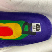 Low Top Sneakers, White Colorway, Reflective Detail, Lace Up Design, Casual Gift for Sneaker Fans