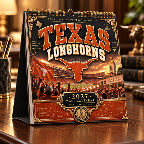 TEX Burnt Orange Tradition - Collector Wall Calendar Cover - main