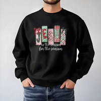 Christian Christmas Sweatshirt, Jesus Is the Reason Sweatshirt, Faith Holiday Crewneck, Religious Christmas Sweatshirt, Christian Xmas Present