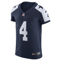 Dallas Cowboys Dak Prescott Navy Alternate Elite Player Jersey