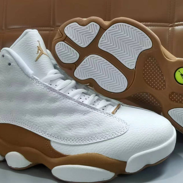 Sneakers, White Brown Colorway, Lace Up Design, Casual Gift for Sneaker Fans
