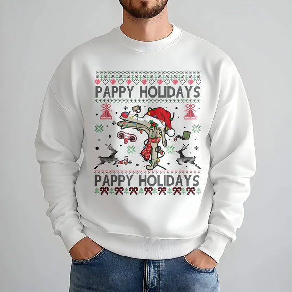 Humorous OBGYN Christmas Sweatshirt, Pappy Holidays Speculum Sweatshirt, Ugly Sweater Medical Crewneck, Doctor Nurse Holiday 