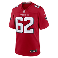 Atlanta Falcons Corey Levin Red Team Game Jersey