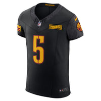 Washington Commanders Jayden Daniels Black Alternate Elite Jersey