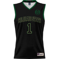 #1 Colorado State Rams Lightweight Basketball Jersey - Black