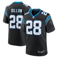 Carolina Panthers AJ Dillon Black Team Game Jersey